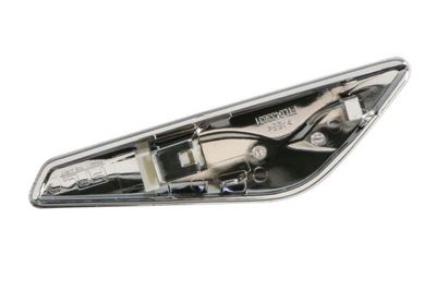 Controlelampje, zijkant Links (chroom, stekker) past: BMW X3 F25, X4 F26 09.10-05.18