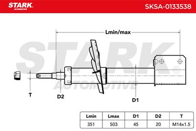 амортисьор STARK SKSA-0133538