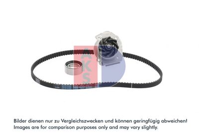 WASSERPUMPE + ZAHNRIEMENSATZ AKS DASIS 570273N