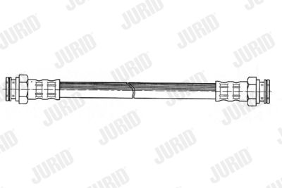 Тормозной шланг JURID 172468J для FIAT GRANDE