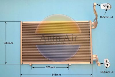 Condenser, air conditioning Auto Air Gloucester 16-0065