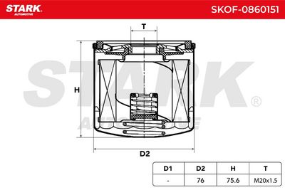 маслен филтър STARK SKOF-0860151