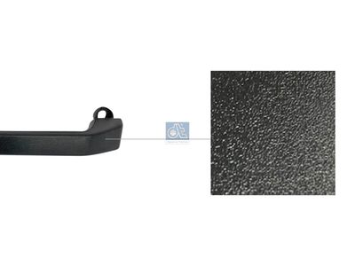 Engine bonnet element (beugel) zwart past: VOLVO FM II, FMX II 01.10-