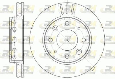 Тормозной диск ROADHOUSE 6815.10 для KIA CLARUS