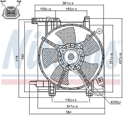 VENTILATOR RADIATOR NISSENS 85493 5