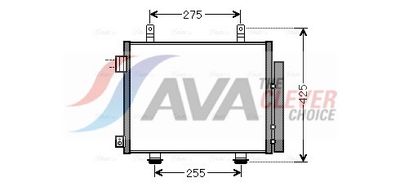 KONDENSATOR KLIMAANLAGE AVA Clever Choice SZA5115D