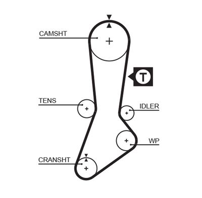 Timing Belt GATES 5317XS