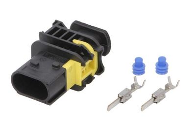 Draadstekker (aantal pinnen: 2, HDSCS, (EN) no connectors)