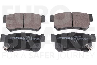 Комплект тормозных колодок, дисковый тормоз EUROBRAKE 5502225011 для SSANGYONG KYRON