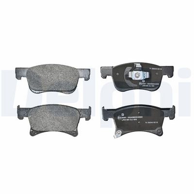 Remblokken set Voor , past: OPEL ADAM, CORSA E 1.0-1.6 10.12-