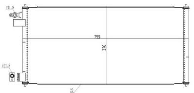 KONDENSATOR KLIMAANLAGE