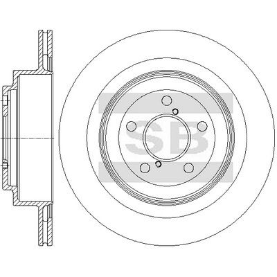 спирачен диск Hi-Q SD4713
