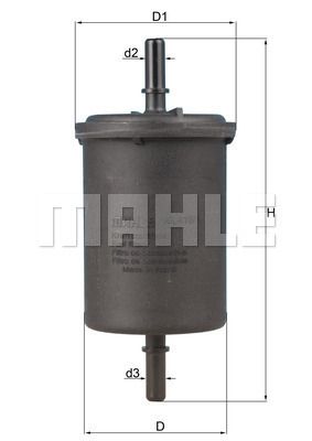 Топливный фильтр KNECHT KL 416/1 для RENAULT SANDERO/STEPWAY