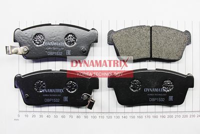 DYNAMATRIX DBP1532 Тормозные колодки и сигнализаторы  для DAIHATSU YRV (Дайхатсу Рв)