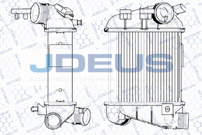 Интеркулер JDEUS RA8010370 для AUDI A4