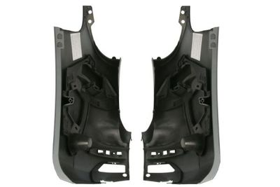 Bumper hoek Achter Rechts (met basiscoating  versie met achterflap, voor het schilderen) past: RENAULT KANGOO III 01.21-