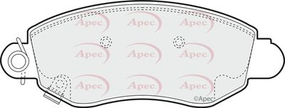 Brake Pad Set APEC PAD1167