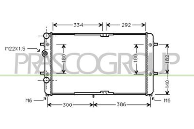 RADIATOR RACIRE MOTOR PRASCO ST031R002