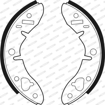 SET SABOTI FRANA FERODO FSB278 2