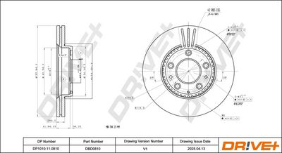 DISC FRANA DR!VE+ DP1010110810 2
