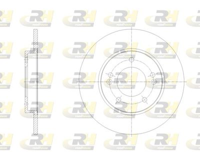 спирачен диск ROADHOUSE 62103.00