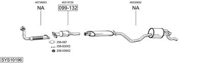 Výfukový systém BOSAL SYS10196