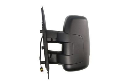 Zijspiegel Links (handmatig, in reliëf, kort, met indicator, met temperatuursensor) past: IVECO DAILY VI 03.14-