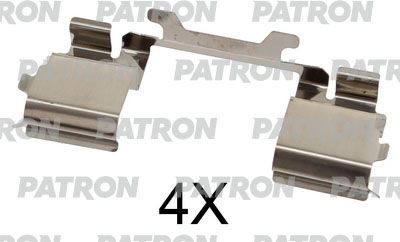 Комплектующие, колодки дискового тормоза PATRON PSRK1276 для MERCEDES-BENZ VARIO
