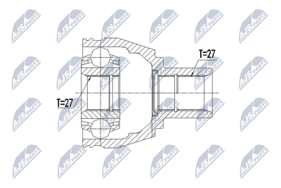 NTY NPW-ME-082 ШРУС  для MERCEDES-BENZ GLA-CLASS (X156) GLA 180 (156.942)
