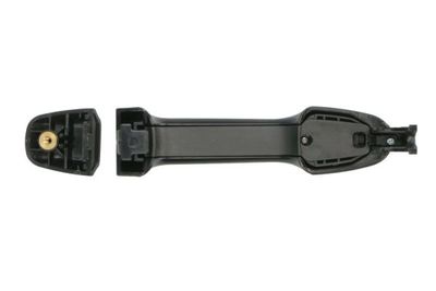 Door handle Achter Links/Rechts (extern, zwart gecoat) past: TOYOTA AURIS E18, CAMRY XV50, PRIUS III W3, YARIS XP130 12.10-03.18