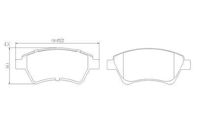 SET PLACUTE FRANA FRANA DISC BOGAP R8210143 1