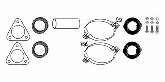 SET MONTARE SISTEM DE ESAPAMENT