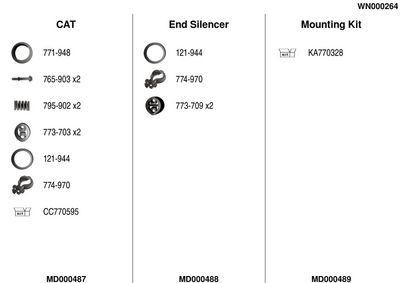 SISTEM DE ESAPAMENT FA1 WN000264