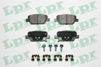 Комплект тормозных колодок, дисковый тормоз LPR 05P1951K для FIAT TIPO