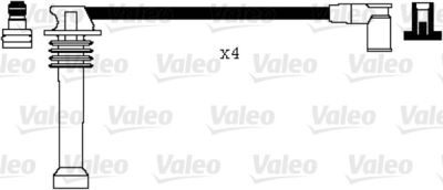 Комплект проводов зажигания VALEO 346104 для FORD FOCUS