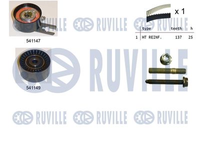 Комплект ремня ГРМ RUVILLE 550279 для PEUGEOT 1007