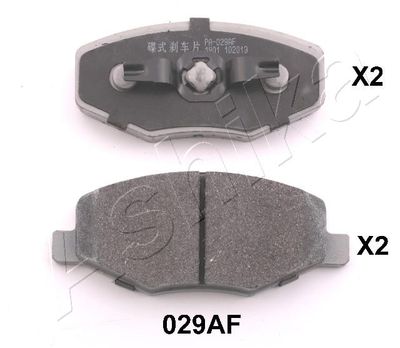 Комплект тормозных колодок, дисковый тормоз ASHIKA 50-00-029 для CHERY KIMO