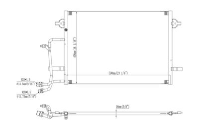 CONDENSATOR CLIMATIZARE WALKER WCD00275 6