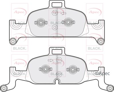 Brake Pad Set APEC PAD2133B