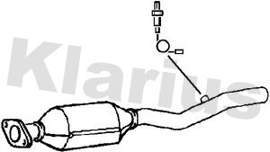 Катализатор KLARIUS 311596 для FIAT BARCHETTA