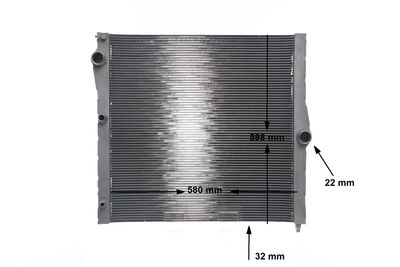 RADIATOR RACIRE MOTOR MAHLE CR1904000S 1