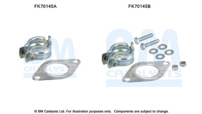 Zestaw montażowy, rura wydechowa BM CATALYSTS FK70145