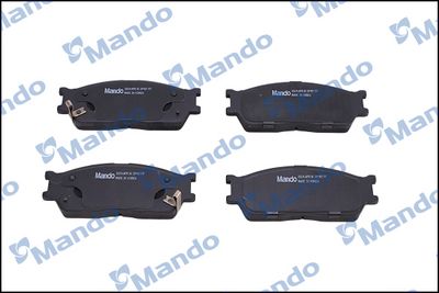 комплект спирачно феродо, дискови спирачки MANDO CPK24