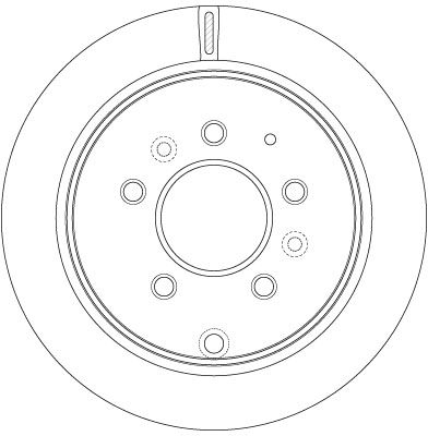 Bromsskiva TRW DF6291