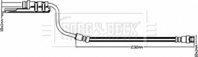 BORG & BECK BBH8515 Тормозной шланг  для HYUNDAI i20 I (PB, PBT) 1.4 CRDi