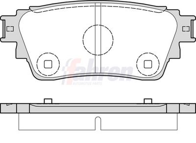 Fahren Brake Pad Set, disc brake FBP3933
