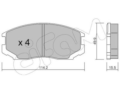 SET PLACUTE FRANA FRANA DISC