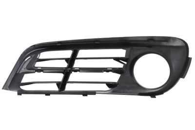 Voorbumper afdekking Voor Rechts (open, met mistlampgaten, zwart) past: BMW 5 F10, F11 06.13-02.17