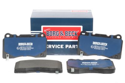 комплект спирачно феродо, дискови спирачки BORG & BECK BBP2612