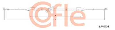 Cięgło, hamulec postojowy COFLE 92.1.ME014